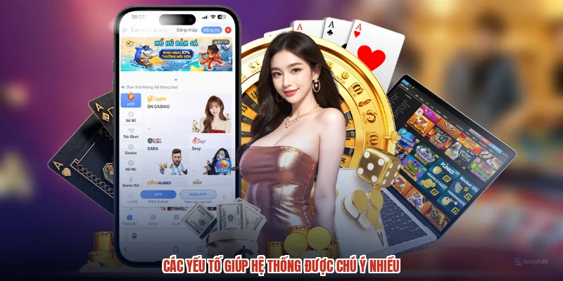 Các yếu tố giúp hệ thống được chú ý nhiều