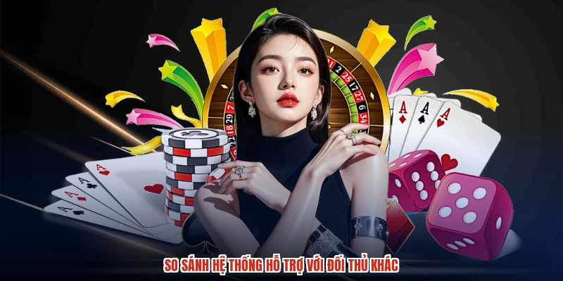 So sánh hệ thống hỗ trợ với đối thủ khác